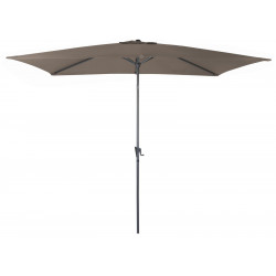 Parasol taupe 3x2/6 maniv incl