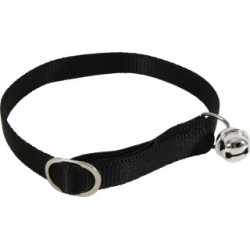 Collier nylon chat noir