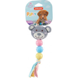 Jouet pelu puppy xs hochet gri